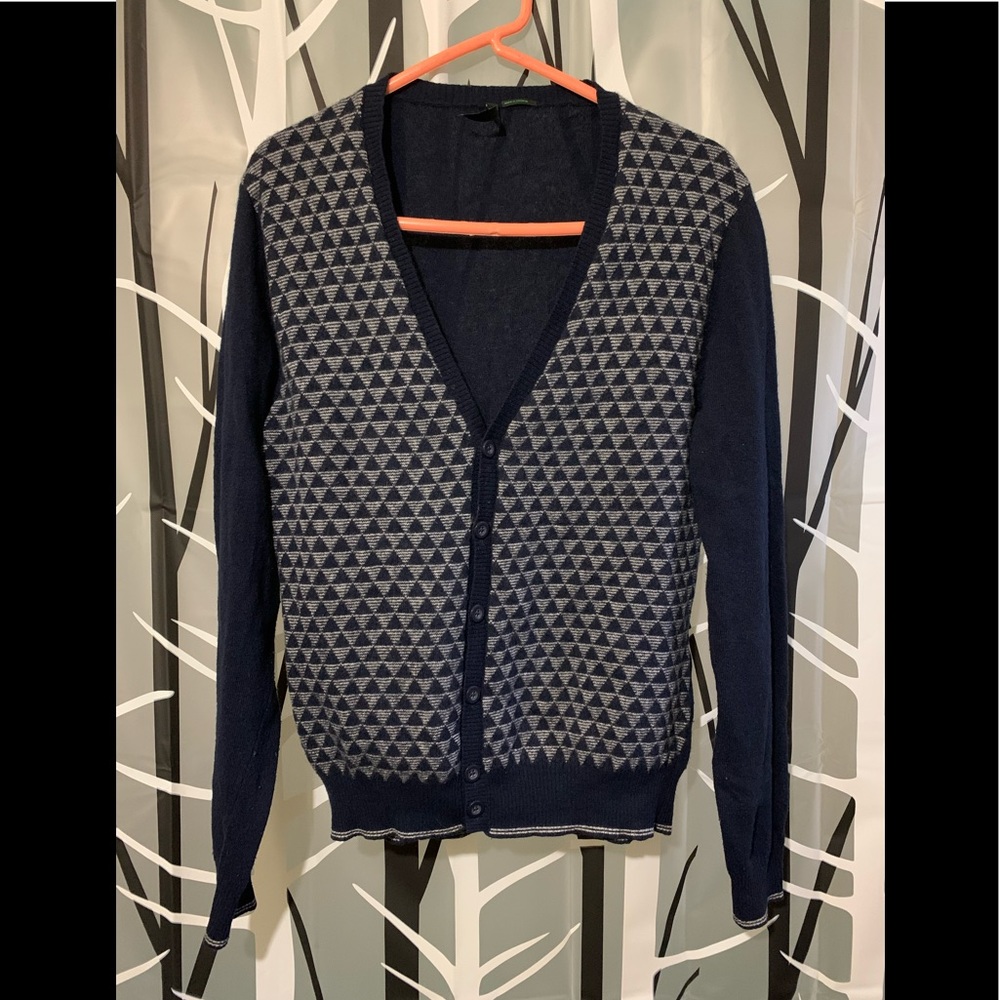 Stile Benetton Cardigan Sweater Sz S